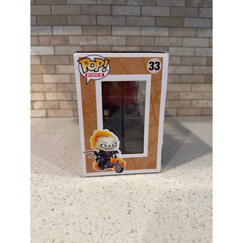 Funko‎ Pop Marvel Ghost Rider #33 PX Previews GITD Glow Flames Vinyl